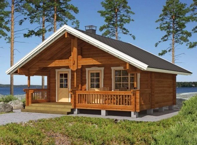 wooden cabin prefab homes 