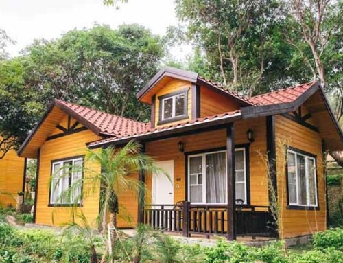 Prefabricated wooden bungalow IG-1-N005