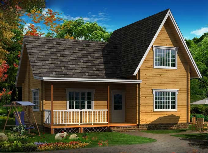 Cabin wooden house IG-2-052 Cabin wooden house IG-2-052