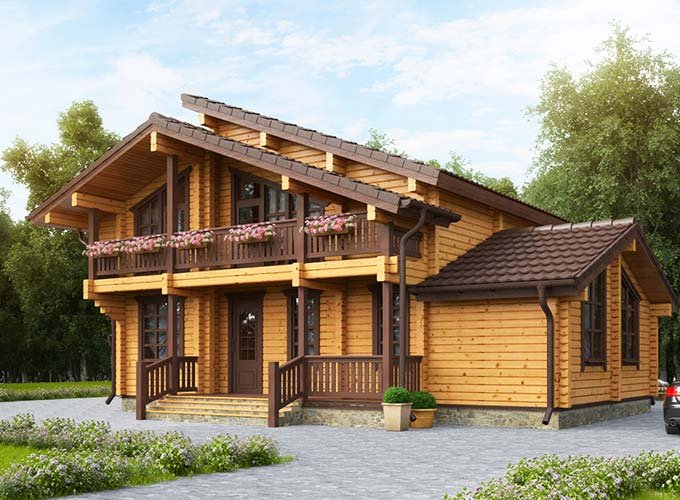 Two story prefab homes IG-2-076