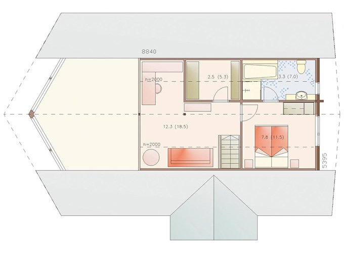 Timber frame A frame house layuot Timber frame A frame house layuot