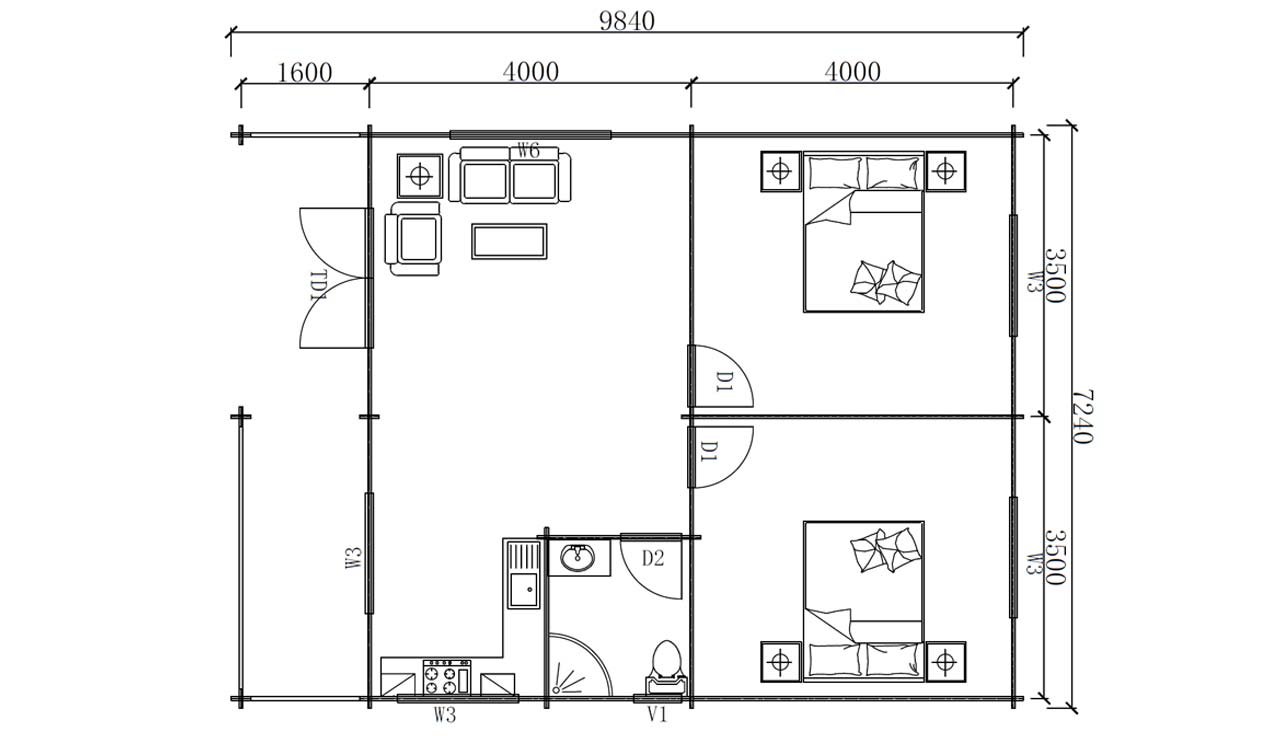 Wood house resort plan Wood house resort plan