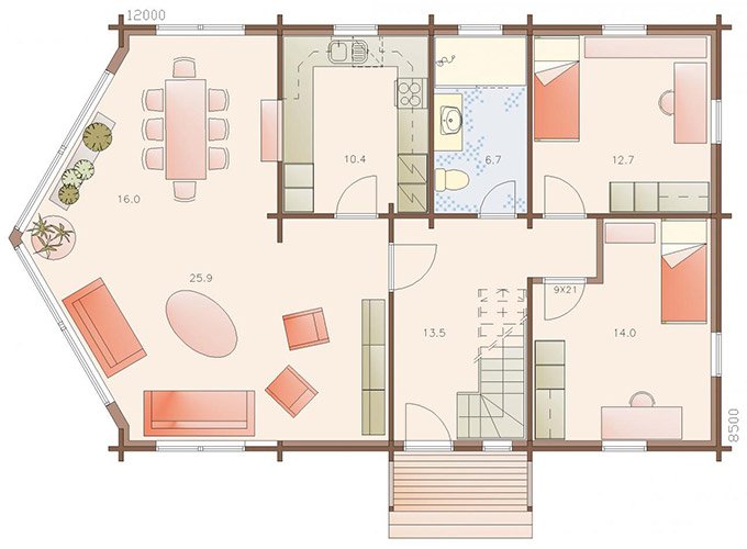 Timber frame A frame house plan Timber frame A frame house plan